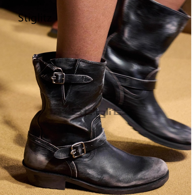 Retro Western Cowboy Boots for - Leather Work Western avis et prix