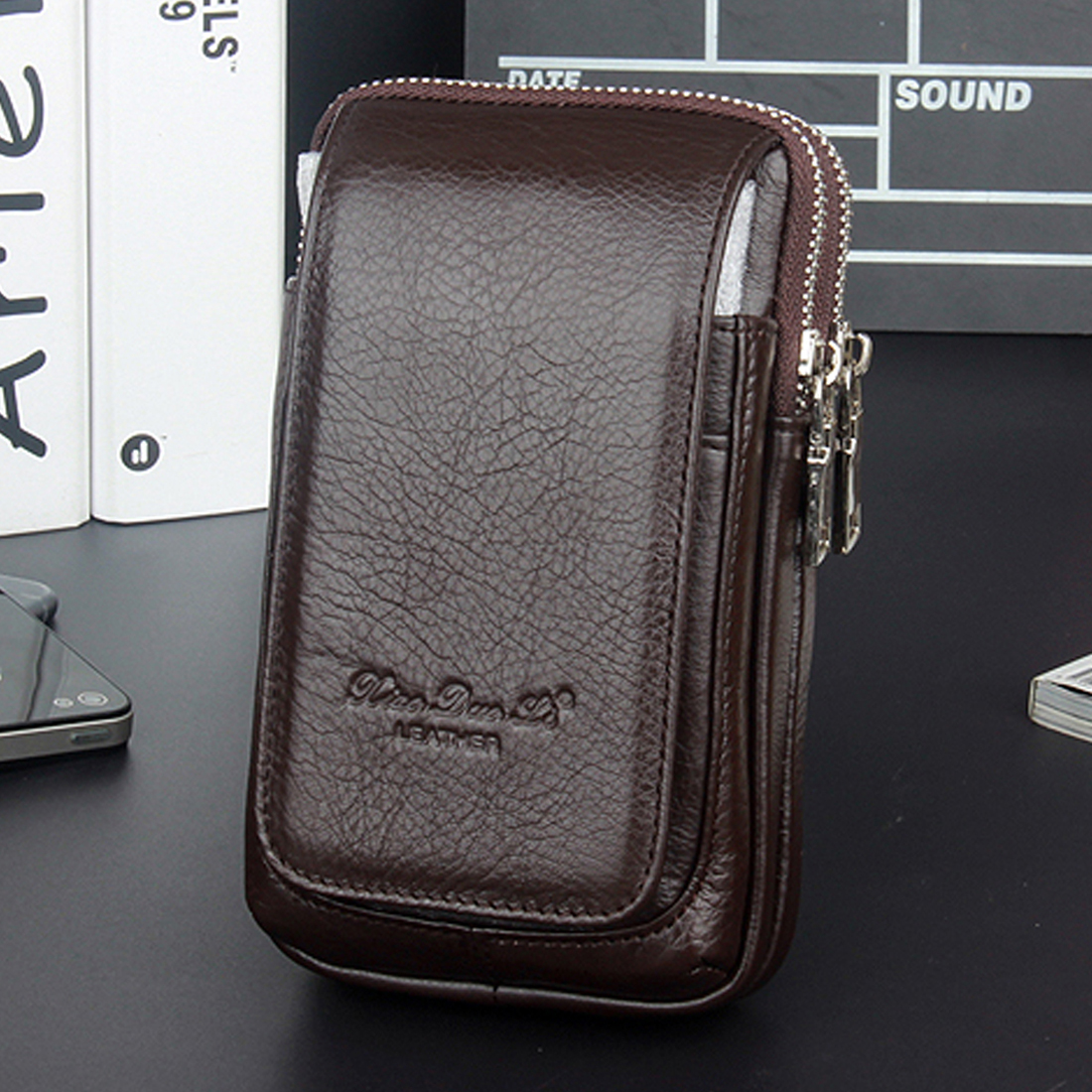 Men Genuine Leather Waist Fann - Leatherwork Wallet avis et prix