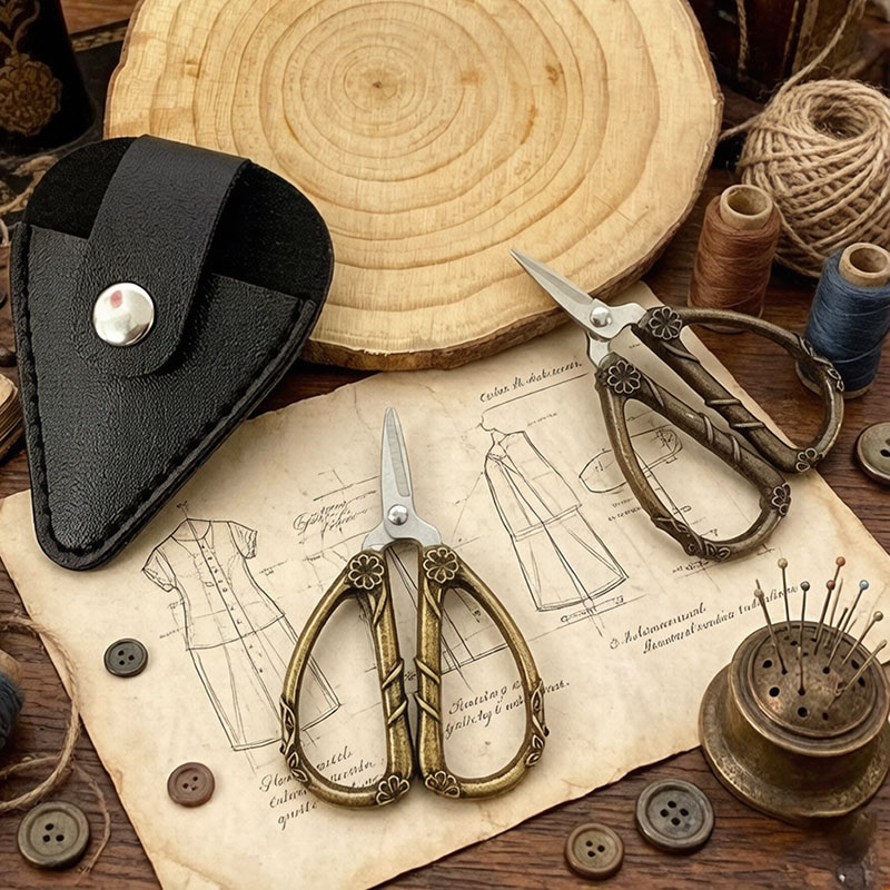 Mini Vintage Scissors Stainles - Leatherwork Art avis et prix