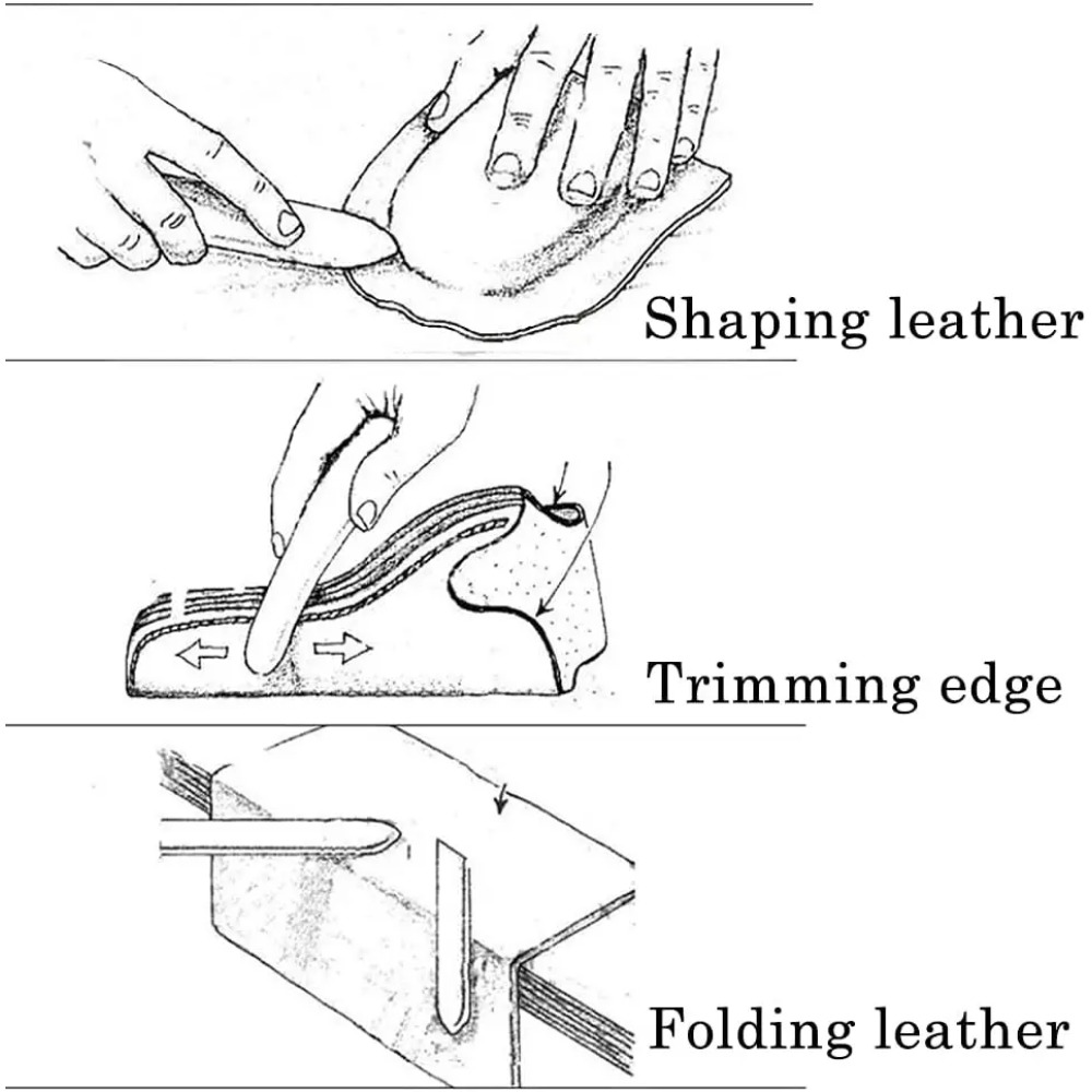 Leather Craft Edge Burnishing  - Leatherwork Art avis et prix
