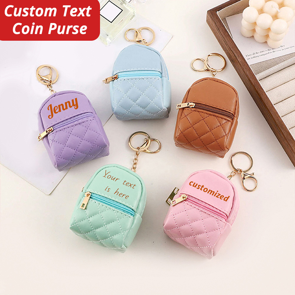 Mini Custom Name Coin Purse Pe - Leatherwork Wallet avis et prix