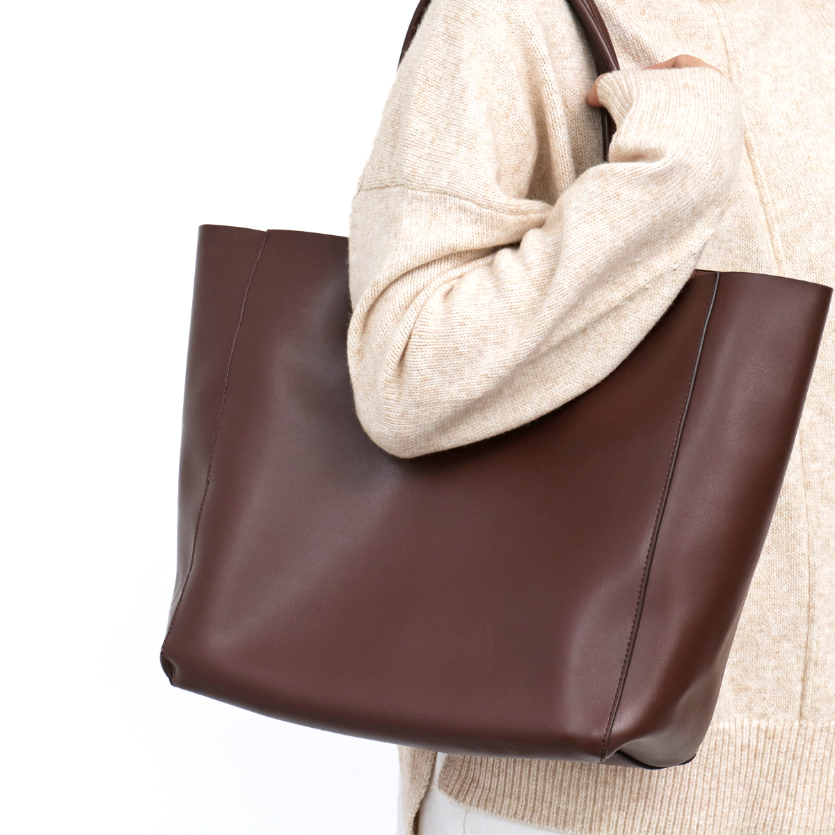 Large Capacity Tote Handbag fo - Leather Work Handbags avis et prix