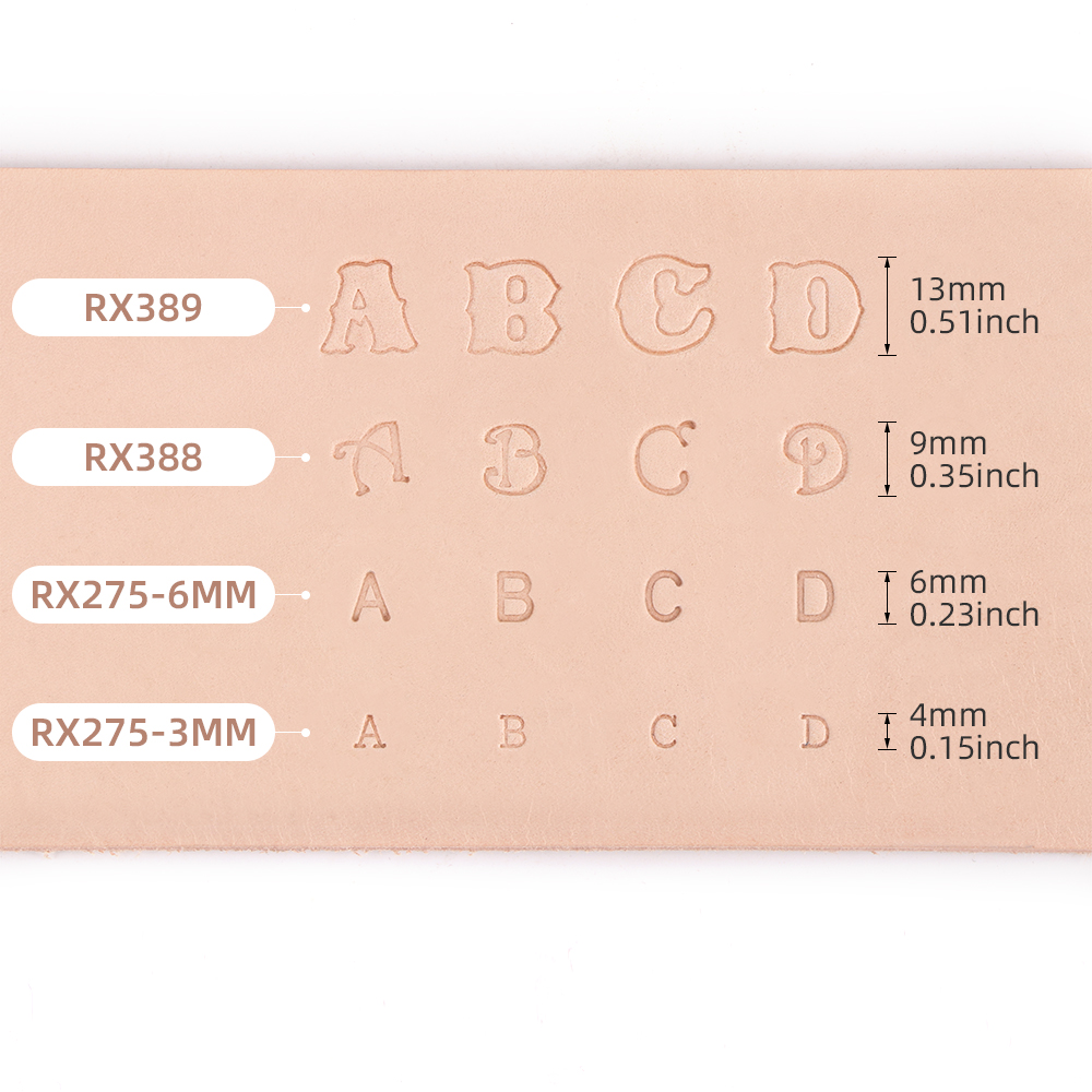 Craftsman Letter and Number St - Leather Stamp Set avis et prix