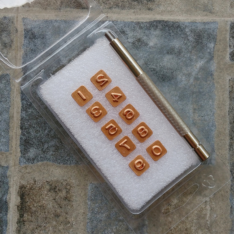 Leather Number Stamp Set 10 Pc - Leather Stamp Set avis et prix