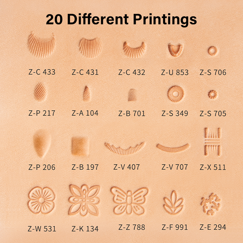 WUTA Leather Stamping Tools Sk - Leather Stamp Set avis et prix