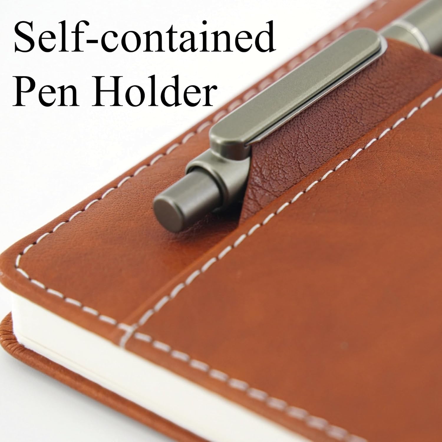 Leather Executive Notebook wit - Leatherwork Images avis et prix
