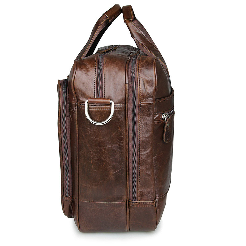 LACHIOUR Genuine Leather Men B - Leather Work Handbags avis et prix