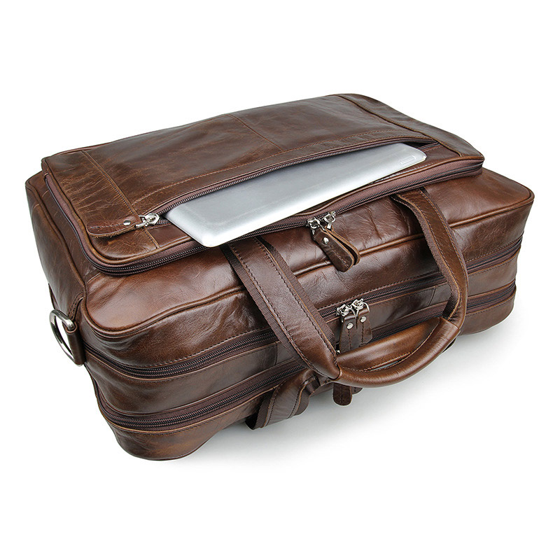 LACHIOUR Genuine Leather Men B - Leather Work Handbags avis et prix