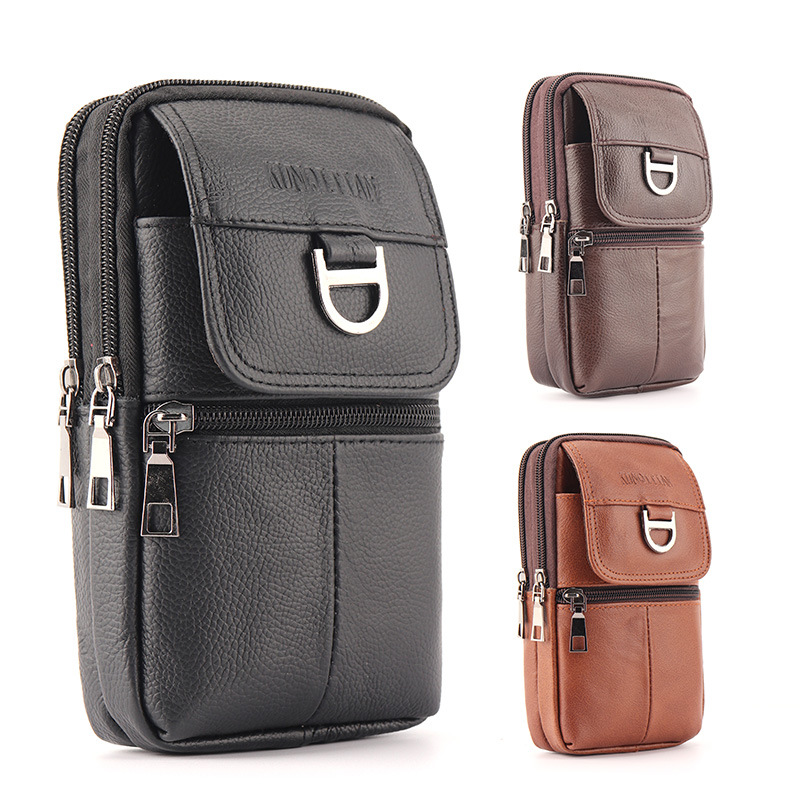Men's leather waist bag - Larg - Leatherwork Wallet avis et prix