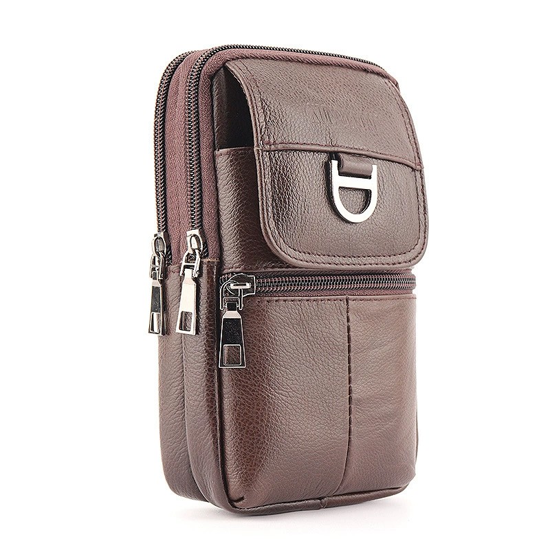 Men's leather waist bag - Larg - Leatherwork Wallet avis et prix