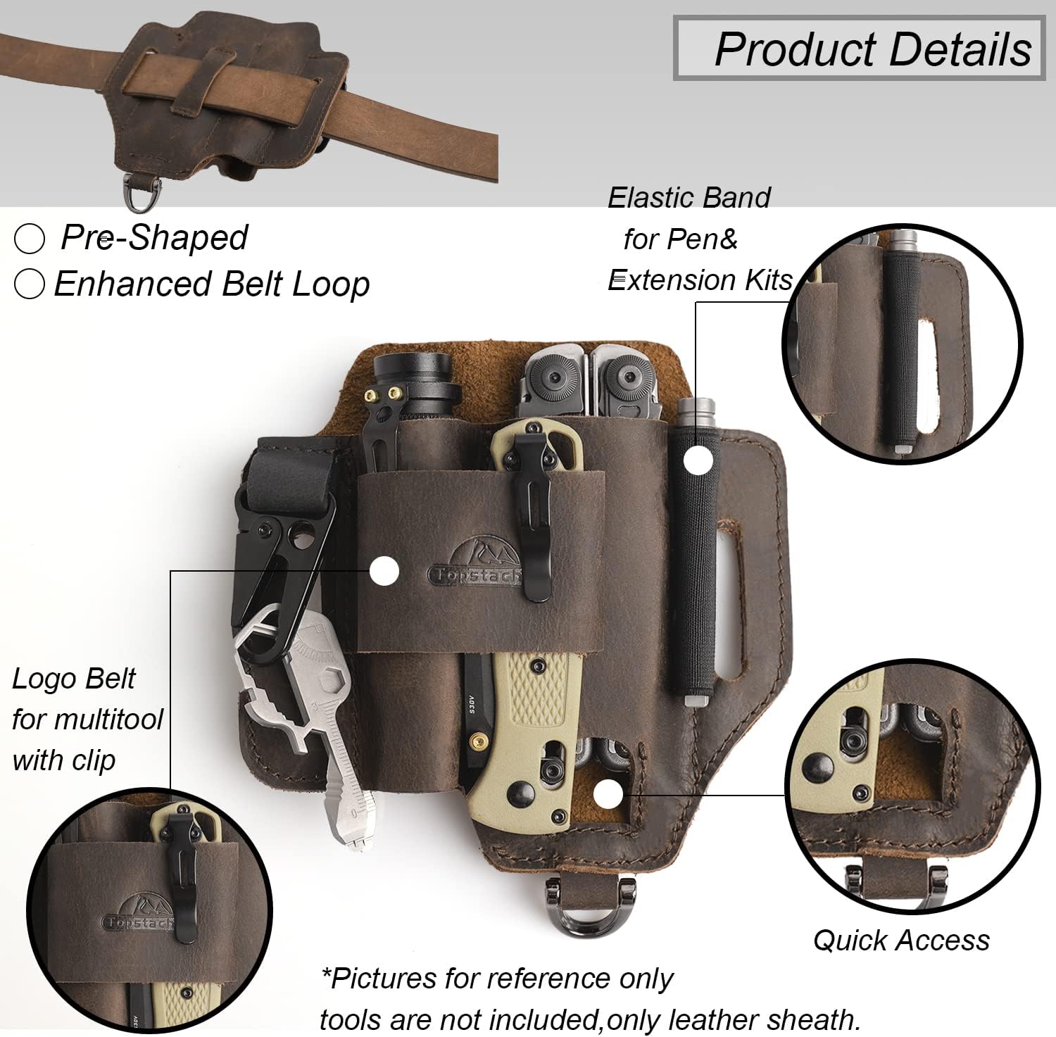 Leather Multitool Sheath, EDC  - Leatherwork Images avis et prix